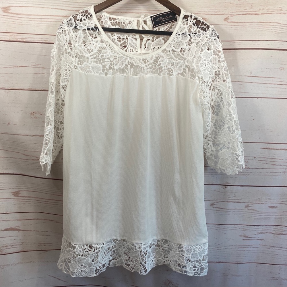 Almatrichi. Lace Tunic.